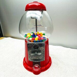 EUC Vintage Carousel Brand Gumball Machine/Bank, CitiFinancial, 15" T x 8" D